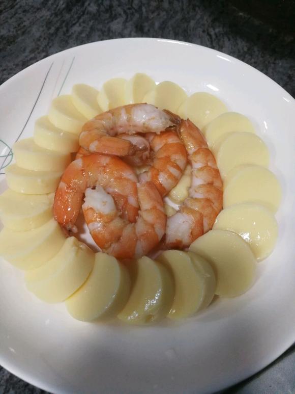 减脂减肥餐：日本豆腐蒸鲜虾