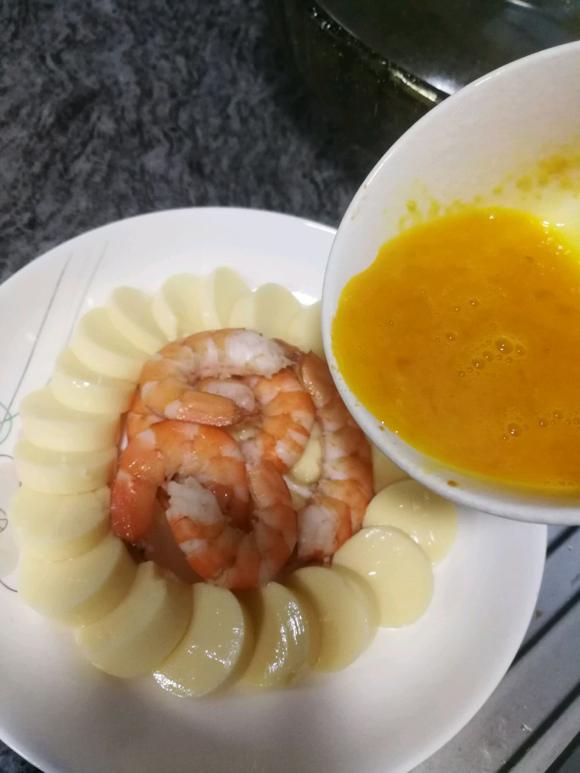 减脂减肥餐：日本豆腐蒸鲜虾