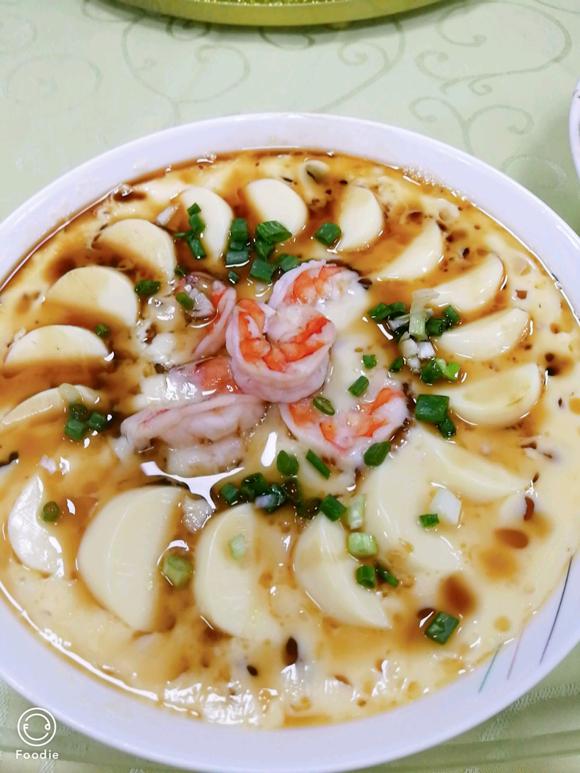 减脂减肥餐：日本豆腐蒸鲜虾