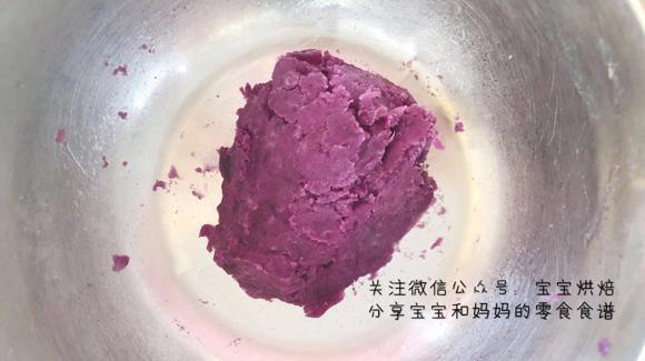 紫薯小米奶酪拉丝免揉面包-宝宝辅食早餐-孕妇哺乳期零食
