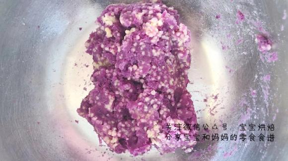紫薯小米奶酪拉丝免揉面包-宝宝辅食早餐-孕妇哺乳期零食