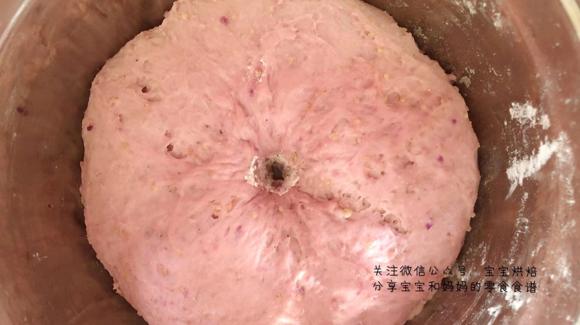 紫薯小米奶酪拉丝免揉面包-宝宝辅食早餐-孕妇哺乳期零食