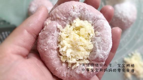 紫薯小米奶酪拉丝免揉面包-宝宝辅食早餐-孕妇哺乳期零食