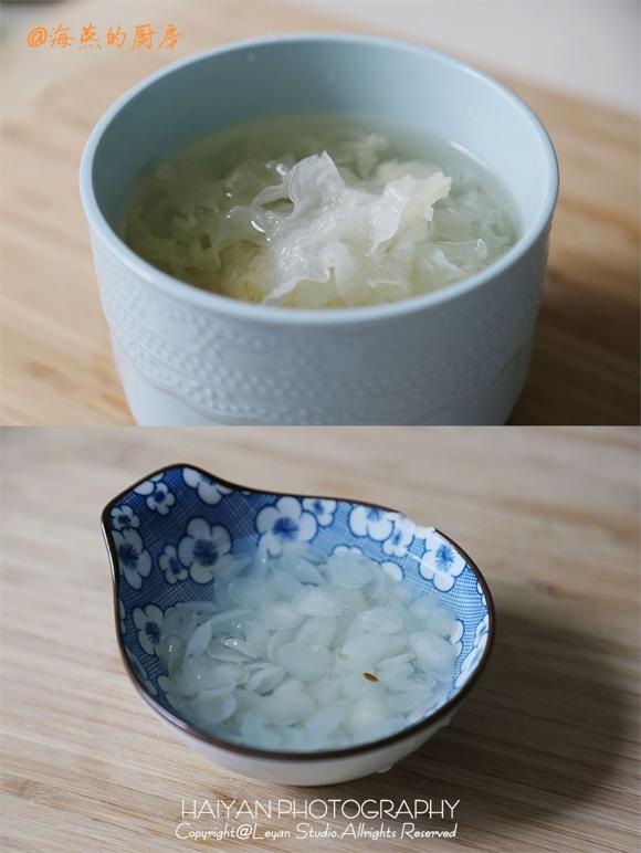 春日养生美容汤：桃胶皂角米银耳羹
