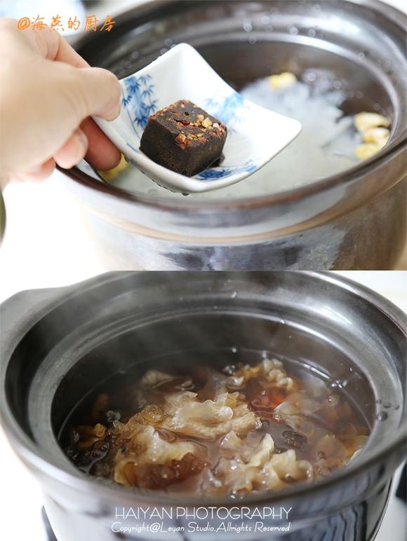 春日养生美容汤：桃胶皂角米银耳羹
