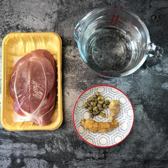 疫情健康食谱：西洋参石斛炖瘦肉-(清热滋润养颜）