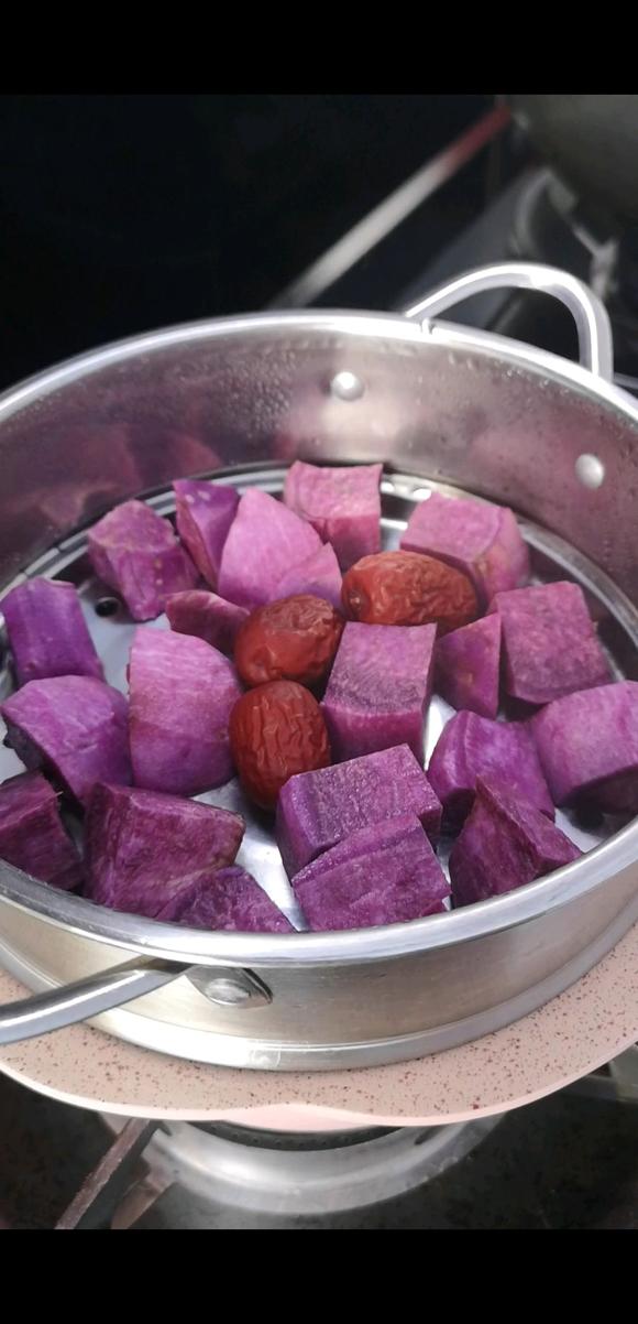【宝宝辅食】紫薯红枣奶香提高免疫力