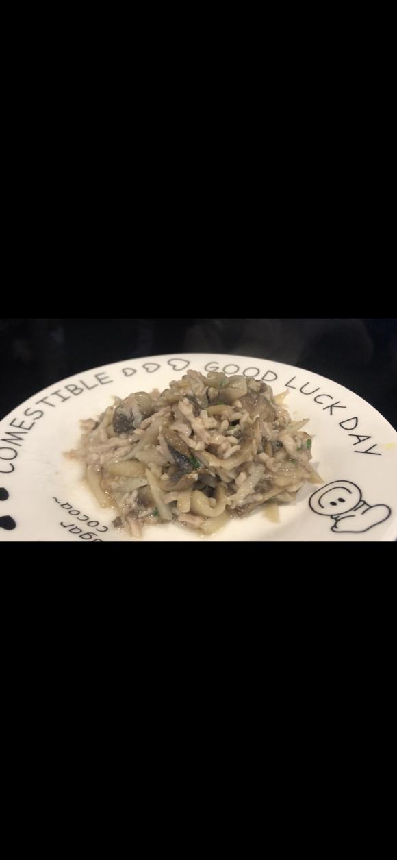 【提高免疫力的食谱】口蘑小肉丝-增强免疫力
