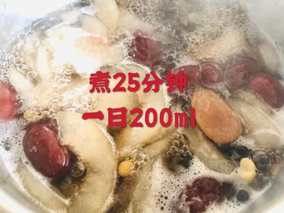 增强免疫力抗病毒食方：黑豆黄豆梨汤