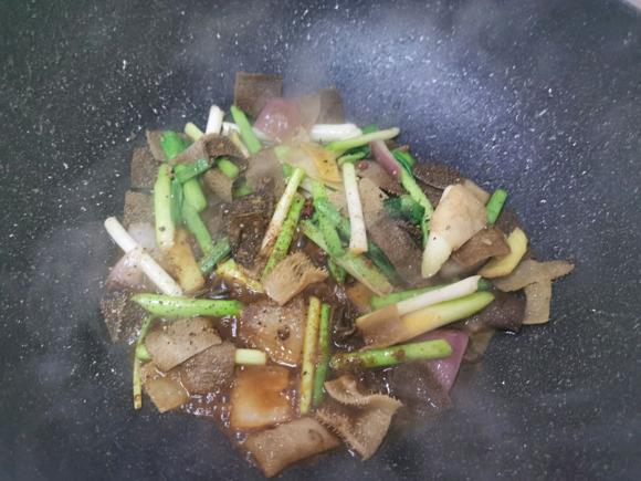 增强免疫力【青蒜炒牛百叶】