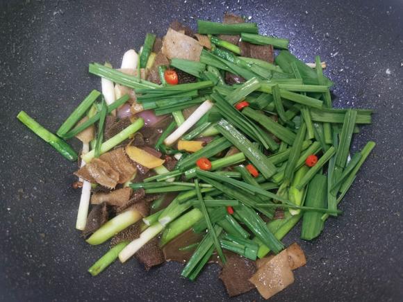 增强免疫力【青蒜炒牛百叶】