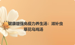 健康增强免疫力养生汤：滋补虫草花乌鸡汤