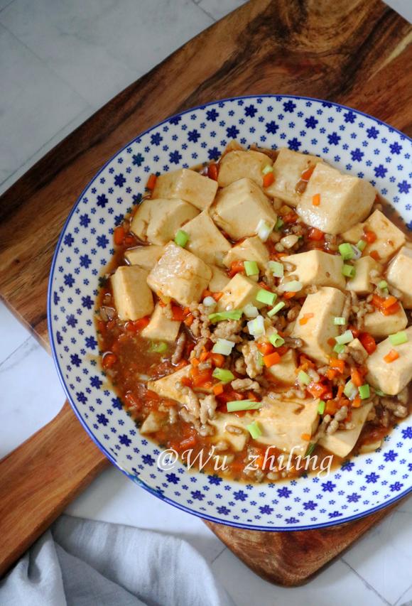 可以常给孩子吃，高蛋白增强免疫力-肉末烧豆腐