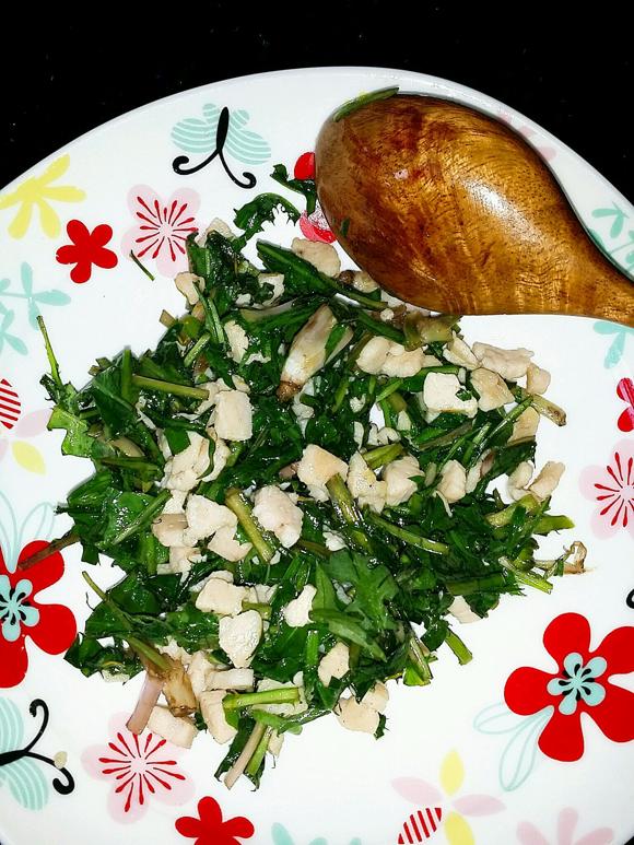 蒲公英豌豆鸡肉粥-抗菌消炎、调和脾胃、增强免疫力