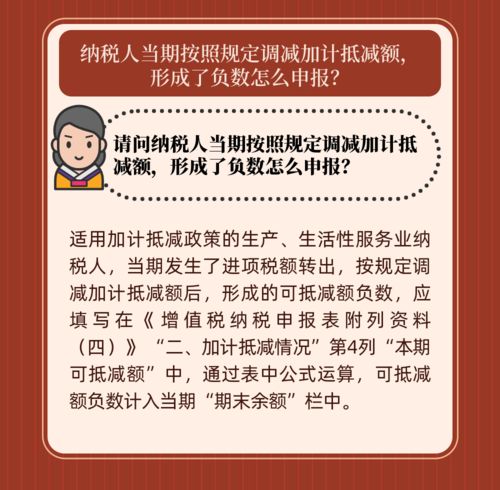 纳税人调减加计抵减额
