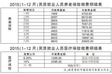养老保险缴费基数的不同。