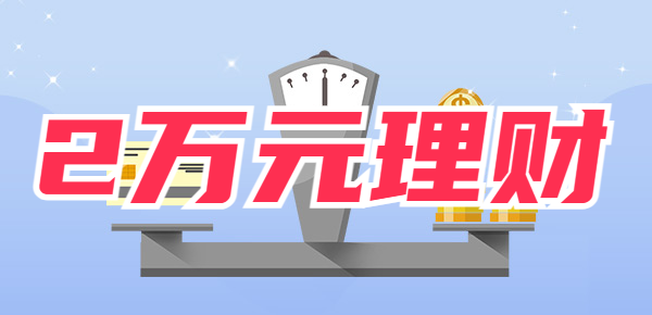 2万元理财有什么产品推荐？风险低收益高